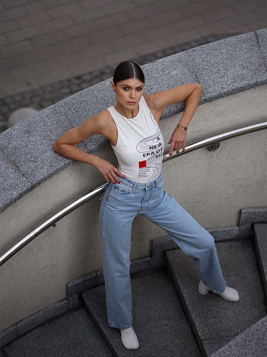 Podkoszulek body z nadrukiem New Era Kolor mleczny 5 Podkoszulek body z nadrukiem New Era Kolor mleczny 5